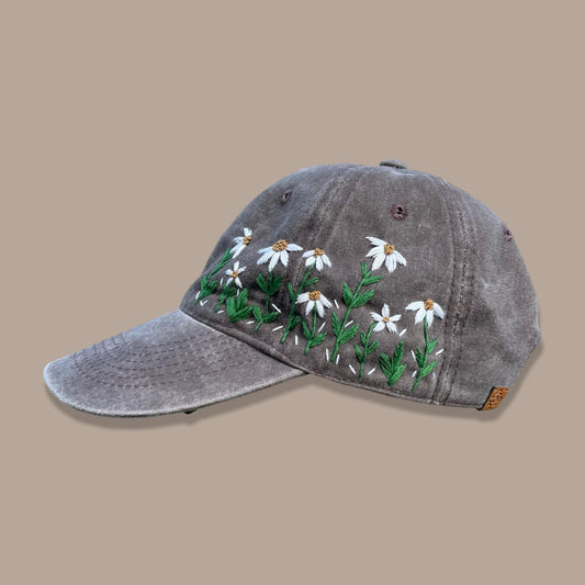 Embroidered Cap - Chocolate